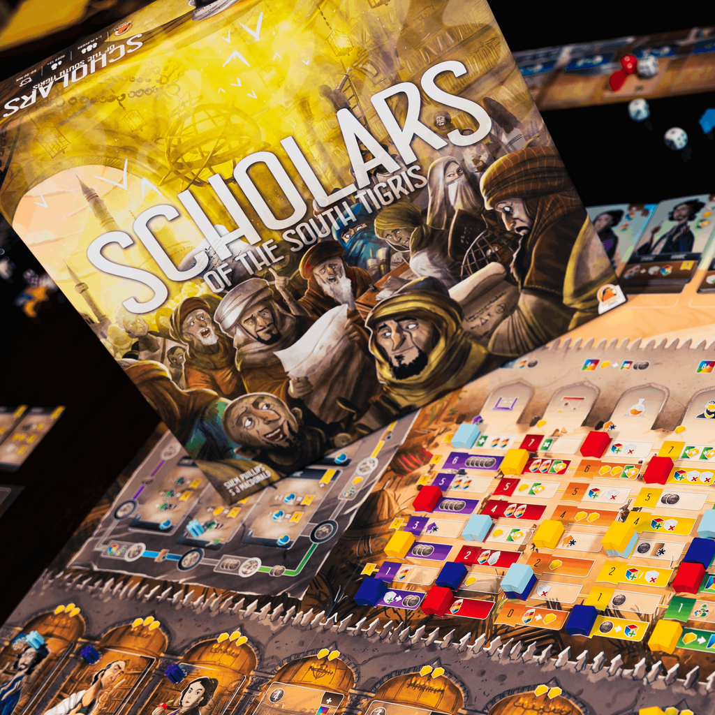 Board game 'Scholars of the South Tigris' with game pieces and board